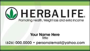 Full Color Business Card on Aaa Full Color Business Cards   Herbalife